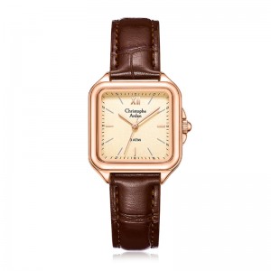 Christophe Arden CA 1003 Rosegold Full Brown Leather Lady LHLRGLN